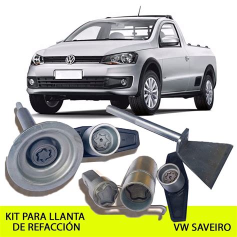 Llanta De Ref Vw Saveiro Kit De Seguridad En Mercado Libre