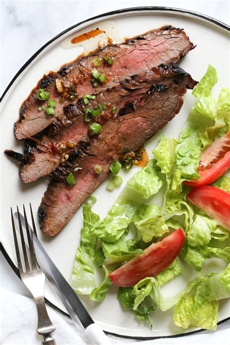 Soy Marinated Flank Steak Skinnytaste