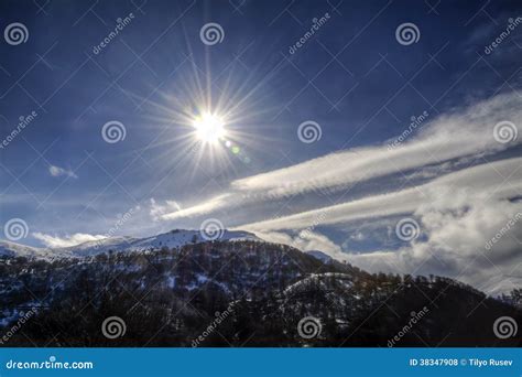 Glowing sun stock photo. Image of place, european, shadows - 38347908