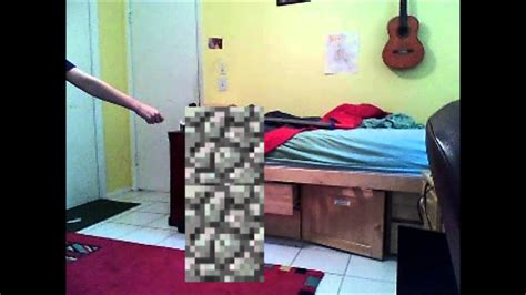 Minecraft Irl Placing Blocks Youtube