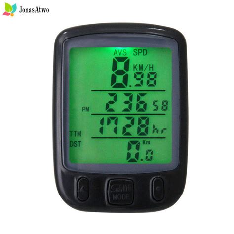 Jones Asatwo Speedometer Sepeda Komputer Odometer Tampilan LCD Tahan