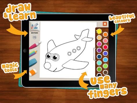 Memollow Coloring Pages App Review - Let's Go Van Gogh - iPad Kids