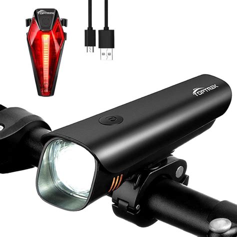 Bike Light Set Super Bright Usb Rechargeable Bicycle Lights Ipx4