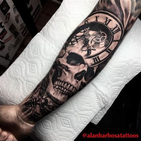 From artist Alan Barbosa. Patriotische Tattoos, Harley Tattoos, Skull ...