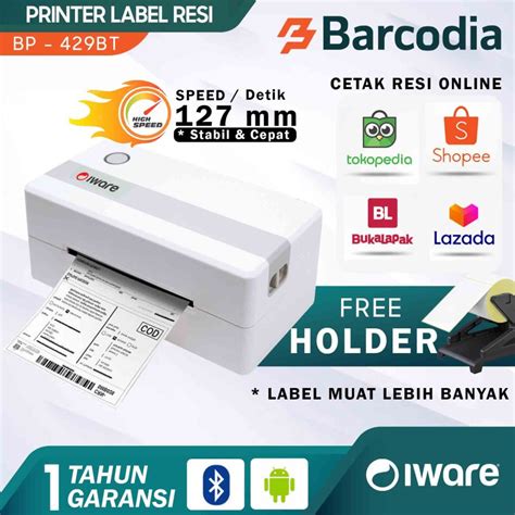 Jual Printer Label Barcode Bluetooth Bp Bt Direct Thermal