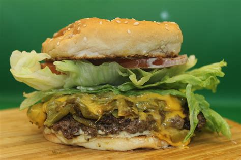 Hatch Green Chile Cheeseburger Green Chile House