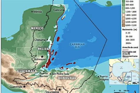 Mesoamerican Reef Regional Map | Smithsonian Ocean