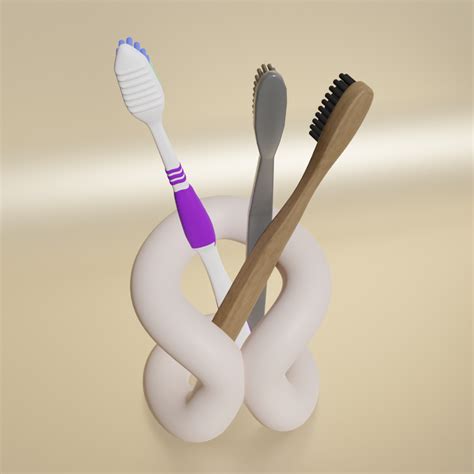 Stl File Minimalistic Toothbrush Holder・model To Download And 3d Print・cults