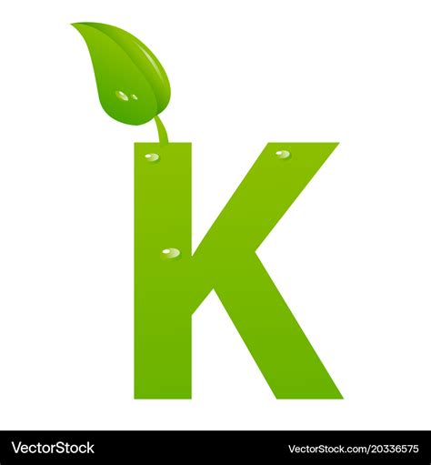 Green Letter K