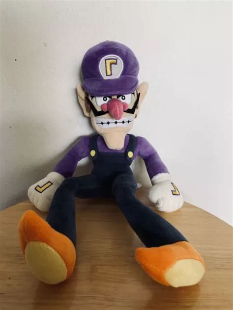 Sanei Super Mario All Star Collection Waluigi Plush Official