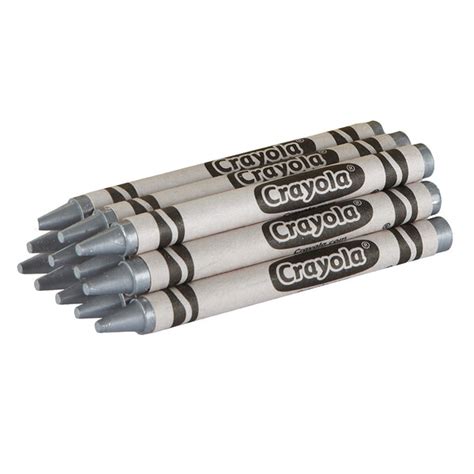 Crayola 528360m084 Classic Silver Crayon 3000case