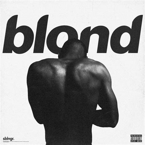 Blond Album Frank Ocean Icons Frank Ocean Blonde