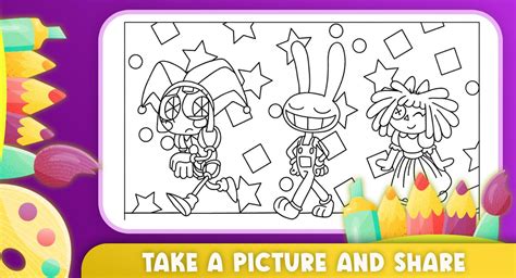 Pomni Digital circus coloring APK for Android Download