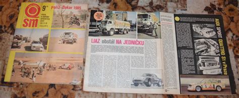 LIAZ NA DAKARU 2x ČASOPIS SVĚT MOTORŮ S ČLÁNKEM 1985 Aukro