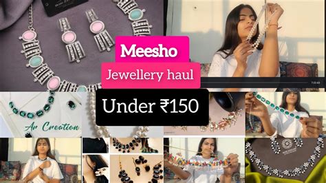 Meesho Jewellery Unboxing Under150 Affordable Jewellery Set Meesho