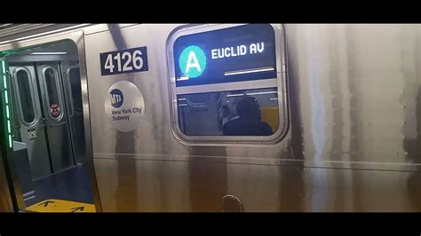 Euclid Avenue Bound R211 A Local Train At 145th Street Youtube