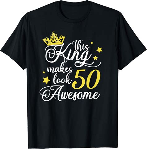 Mens 50th Birthday Ts For Him 50th Birthday Party Ideas Funny T Shirt Uk Fashion