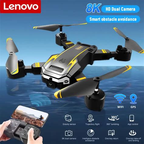 Lenovo G6Pro Drone Profissional Fotografia A Rea C Mera Dupla GPS HD