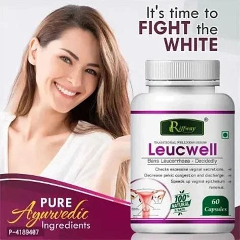 Herbal Capsules For Help In Removing Leucorrhoea Ayurvedic Pack Of