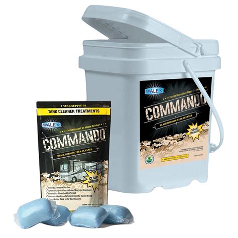 Walex Commando Rv Black Holding Tank And Sensor Cleaner