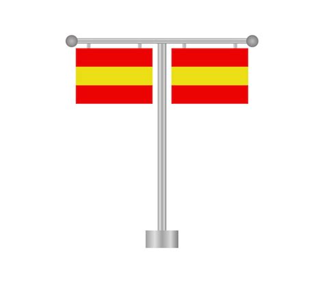 Bandera de españa Vector Premium