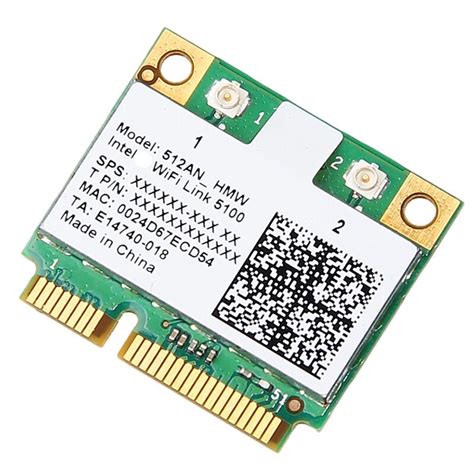 Dual Band Mbps Wireless Card For Intel Wifi An Hmw Mini Pci