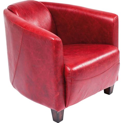 Armchair Cigar Lounge Red KARE Design SA Decor Design