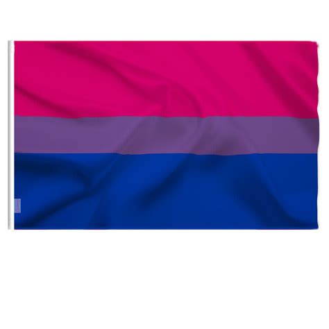 Bi Pride Flag Vivid Color And Uv Fade Resistant Canvas Header Flag 3x5