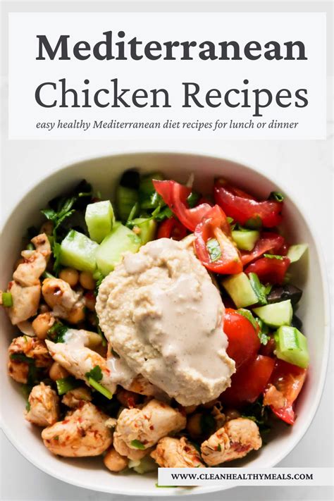 17 Mediterranean Diet Chicken Recipes