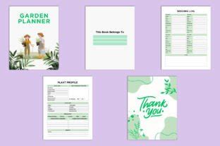 Editable Garden Planner Canva Template Graphic By Kdpmart Creative