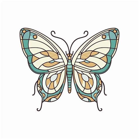 Cr Ation De Logo Papillon Illustration Dessin E La Main Vecteur Premium