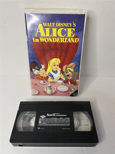 Mavin Walt Disney Alice In Wonderland Vhs Black Diamond Classics