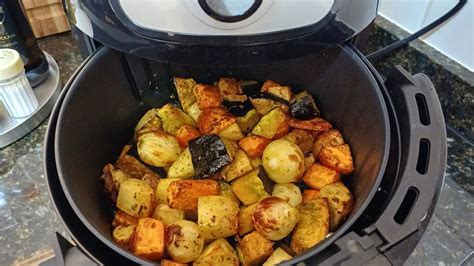 AGORA SÓ FAÇO LEGUMES ASSADOS NA AIR FRYER FÁCIL E SAUDÁVEL YouTube