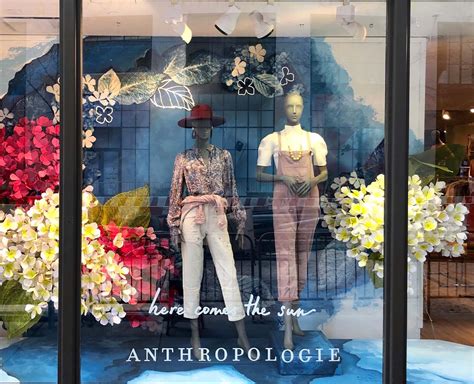 Anthropologie Window Displays Trees