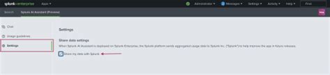 Share Data In The Splunk Ai Assistant Splunk Documentation
