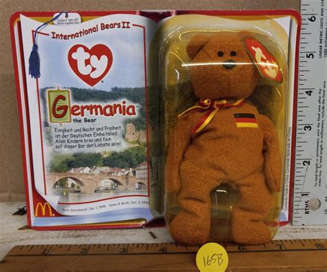 Lot Vintage McDonalds TY International Bears 2 Germania The Bear