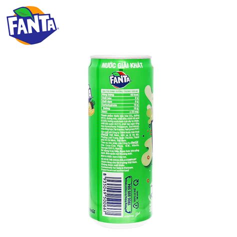 Thùng 24 Lon Nước Ngọt Hương Soda Kem Trái Cây Fanta 320ml