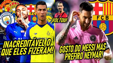 NEYMAR e CR7 FIZERAM ALGO INACREDITÁVEL IBRA VOLTANDO ESTRELA do