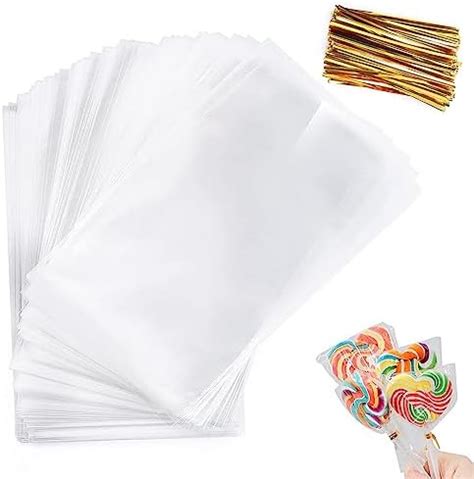 Jdxun Pcs Sachets Transparents Bonbons Sachet Plastique