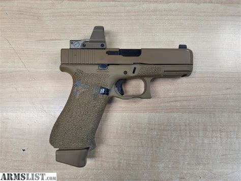 ARMSLIST For Sale Glock 19x 9mm FDE 19rd DeltaPoint Pro Red Dot Hex