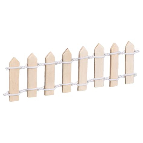 Uxcell Miniature Garden Fence 3 6 Inch Long Decorative Picket Fence