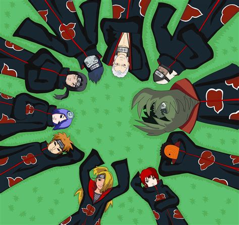 Akatsuki members relaxing by xXUnicornXx on DeviantArt