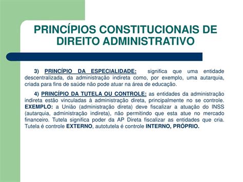 Ppt Princ Pios Constitucionais De Direito Administrativo Powerpoint