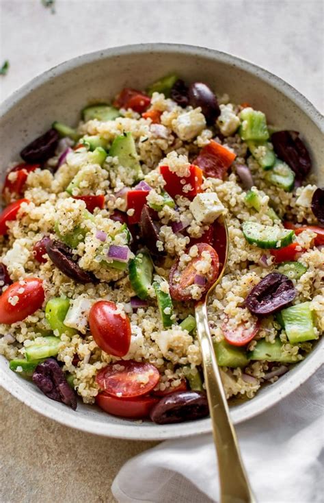 Mediterranean Quinoa Salad Salt Lavender