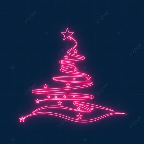 Neon Christmas Tree PNG Image Christmas Tree Neon Christmas