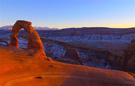 Utah Arches National Park Usa Parks Crag Canyon Hd Wallpaper