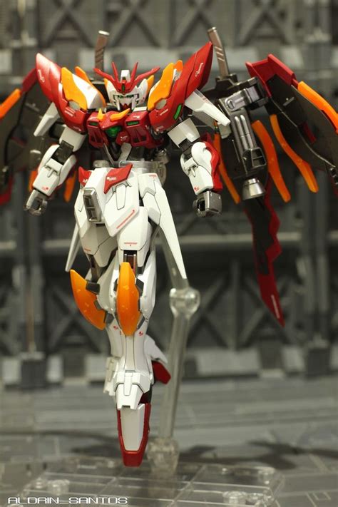 Painted Build Hgbf Wing Gundam Zero Honoo Gundam Kits