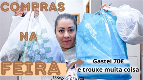 Compras na Feira Gastei 70 e trouxe muita coisa Roupa calçado