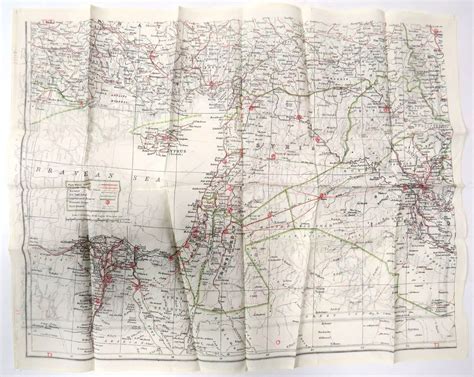 Scarce WW2 Air Crew / Special Forces Double Side Silk Covering Cyprus