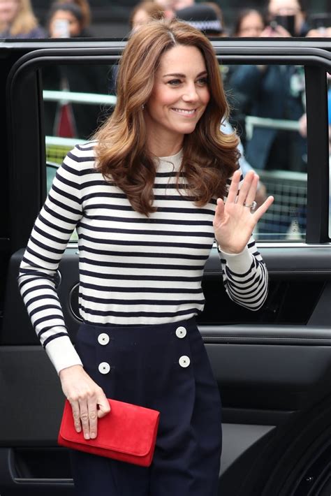 Kate Middleton Striped Shirt May 2019 POPSUGAR Fashion Photo 12